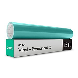 $5.98 | Cricut Premium Permanent Vinyl Roll (12 in x 15 ft) at Amazon