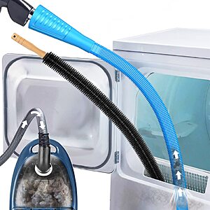 $8 FS PRIME AMAZON Sealegend 2 Pieces Dryer Vent Cleaner Kit, Dryer Lint Vacuum Attachment with Dryer Lint Remover Brush