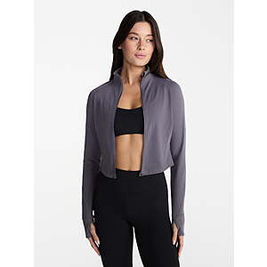 Avia Women's SoftSculpt Cropped Jacket, Sizes XS-XXXL $9.41