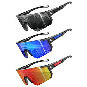 KALIYADI Sunglasses with UV400 for Running Cycling Golf Fishing $9.99