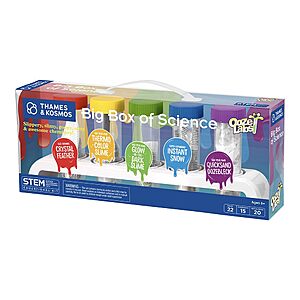 Thames & Kosmos Ooze Labs STEM Science Kit, 5 DIY Experiments $12.43 + Free S&H w/ Prime or $35+