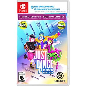 $19.93: Just Dance 2026 Edition - Limited Edition, Nintendo Switch (Code in Box) at Amazon