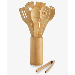 7-Piece Arch Studio Bamboo Utensil Set w/ Holder $11.99 + Free Store Pickup at Macy's or Free Shipping on $39+