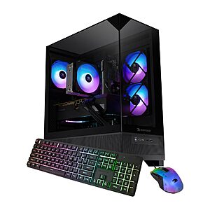 iBUYPOWER Element SE Gaming PC (Ryzen 5 5500, RX 6500XT 4GB, 16GB DDR4, 512GB NVMe SSD, KB & Mouse) +FS $849.99