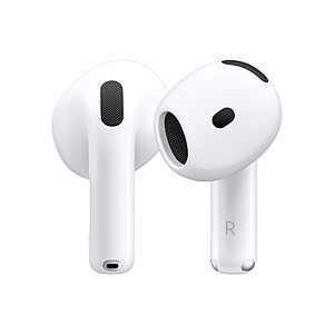 Apple AirPods 4 Wireless Earbuds, Bluetooth Headphones - $99