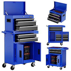 WORKPRO 20" 5-Drawer Rolling Tool Chest & Storage Cabinet $149.99 + Free Shipping