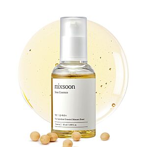 mixsoon 1.69-Oz Korean Skin Bean Essence AHA Exfoliating & Hydrating Face Serum $18.81 + Free Shipping w/ Prime or on $35+
