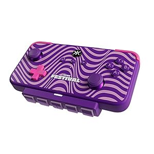 $33.60* | CRKD NEO S Controller Purple Wave for Nintendo Switch, PC, Mobile, Smart TV (Fortnite Festival Edition) at Amazon