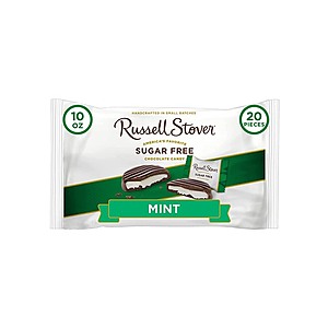 $4.99 | Russell Stover Sugar Free Mint Patties with Stevia, 10 oz. Bag at Woot!