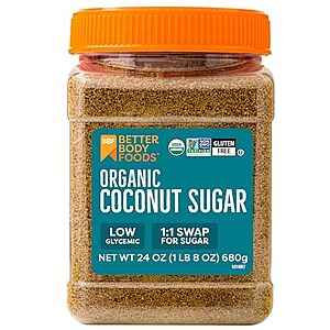 [SnS, AC] $5.40* | 24-Oz BetterBody Foods Organic Coconut Sugar at Amazon