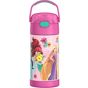 THERMOS FUNTAINER Water Bottle with Straw, 12oz, Princesses $15.74