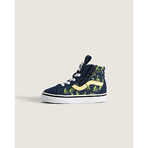 Vans: Toddler Sk8-Hi Side Zip Shoe (3.5-5, Glow-in-the-Dark Navy Blue/Yellow) $11.97 & More + Free Shipping $50+ or Free Pickup