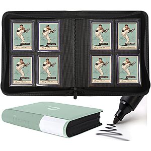 D DACCKIT 128-Card 4-Pocket Top Loader Binder for Trading & Sports Cards $9.99 + Free Shipping w/ Prime or on $35+