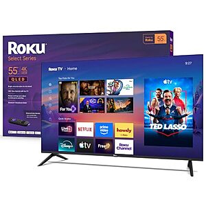 55" Roku Select Series 4K QLED Smart TV $249.99 + Free Shipping