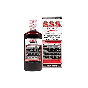 S.S.S. Tonic Liquid Iron & Vitamin B Complex Supplement (10 fl oz) $6.20 + Free Shipping w/ Prime or on $35+