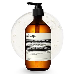 Aesop Resurrection Aromatique Hydrating Hand Wash $39.9