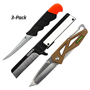 3-PACK: Assorted Knives - Sanrenmu 7, Gerber, Wet Work Knives $22 + Free Shipping