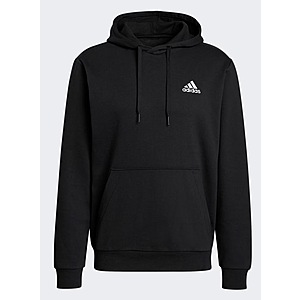 ADIDAS Essentials Fleece Hoodie - Only Black, Standard Sizes S & M. $25