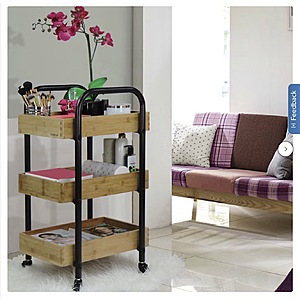 Oceanstar 3-tier Storage Cart $59.99 Free Shipping Costco.com
