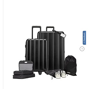 CALPAK Evry 8-piece Luggage Bundle $159.99 Black or Green free shipping Costco.com