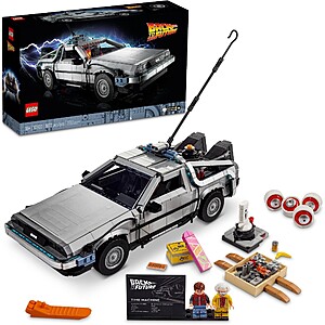 LEGO Icons Back to the Future Time Machine Car Set 10300 $144.99