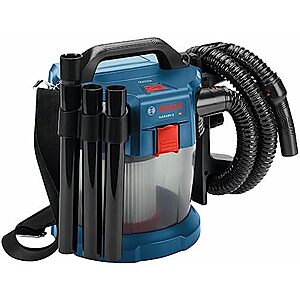 $112.08* | BOSCH GAS18V-3N 18V Cordless Wet Dry Vacuum, 2.6 Gallon Portable Shop Vac & Dust Extractor with HEPA Filter (Bare Tool) at Amazon