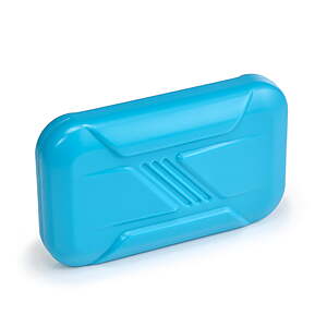 $1 - Your Zone Kids Reusable Slim Ice Pack for Food Storage, Lunch Box Ice Pack, Lightweight, Neon Aqua