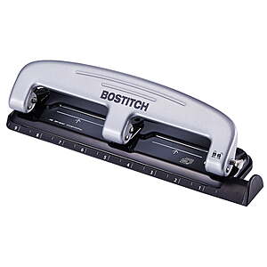 $9.94 - Bostitch EZ Squeeze™ Three Hole Punch, 12-Sheet, Reduced Effort