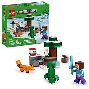 LEGO Minecraft Steve's Taiga Adventure Building Set (21583) $9.49 + Free Shipping w/ Prime or on $35+