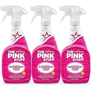 [SnS, AC] $9.33* | 3-Pack 25-Oz Stardrops The Pink Stuff Miracle Bathroom Foam Cleaner at Amazon
