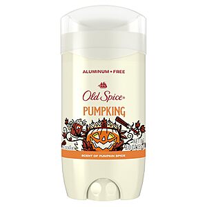 3-Oz Old Spice Aluminum Free Deodorant (Pumpkin Spice) $3.80 + Free Shipping w/ Prime or on orders over $35