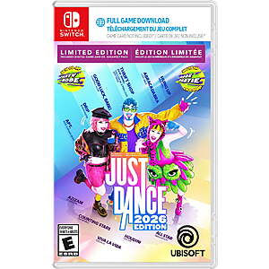 Just Dance 2026 Edition Limited Edition (Nintendo Switch, Code in Box) $19.93 + Free Shipping w/ Walmart+ or on $35+