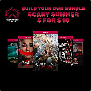 Fanflix: Paramout Scares 5 for $10