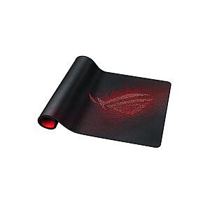 ASUS ROG Sheath Gaming Mouse Pad – 35.4” x 17.3", Extra-Large Surface, Pixel-Precise Tracking, Anti-Fray Stitched Edges, Non-Slip Base - Black/Red $14.99
