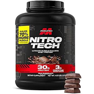 [SnS, AC] $26.37* | 4-Pound MuscleTech Whey Protein Powder at Amazon