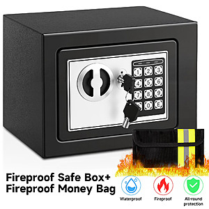 0.25 Cubic Feet Locksworth Electronic Digital Safe Box (Various Colors) $18.99 + Free S&H w/ Walmart+ or on $35+