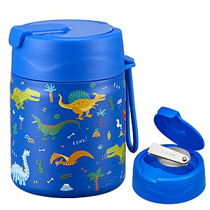 17oz Soup Thermo with Spoon for Hot Food Kids ,Dinosaur/Pink/Rainbow $9.99