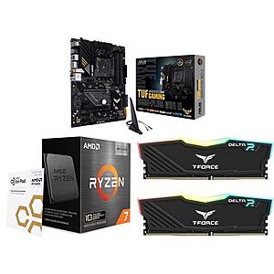 Ryzen 7 5800X3D 10th Anniv. CPU + ASUS TUF GAMING B550-PLUS WIFI II MB + 16GB Team T-Force RAM + Cooler Master Elite Liquid 240 CPU AIO $519.99