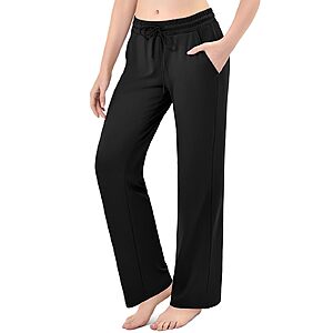 Stanpetix Women Wide Leg Joggers w/ 2 Side Pockets (Various, Sizes S-XL) $5.99 + Free Shipping w/ Prime or on $35+