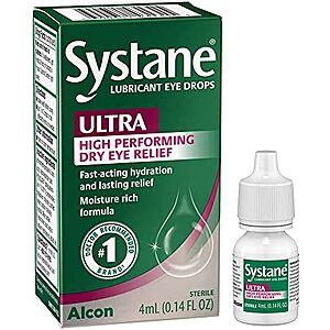 [SnS, AC] $2.28* | 0.14-Oz Systane Ultra Lubricant Eye Drops at Amazon