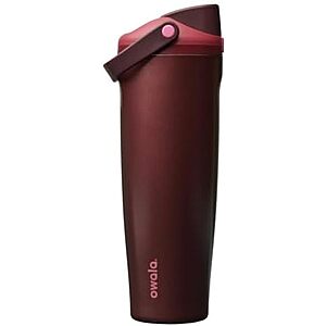 $35.99* | 40-Oz Owala FreeSip Sway Insulated Stainless Steel Water Bottle (Black Cherry) at Amazon