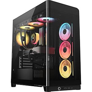 Corsair FRAME 4500X LX RGB Mid-Tower PC Case w/ 3 Pre-Installed Fans (Black) $119.99 + Free Shipping