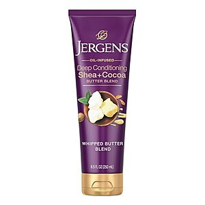 8.5-Oz Jergens Shea & Cocoa Whipped Body Butter Lotion w/ Vitamins B3 & E  $3.57 w/ S&S + Free Shipping w/ Prime or on $35+