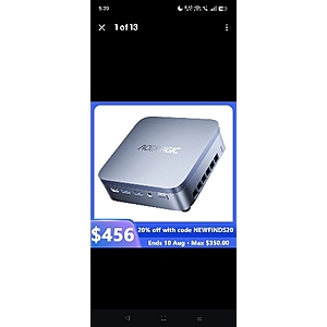 ACEMAGIC M5 Mini PC Windows 11 Pro, Intel Core 14500HX - 32GB DDR4 - 1TB SSD