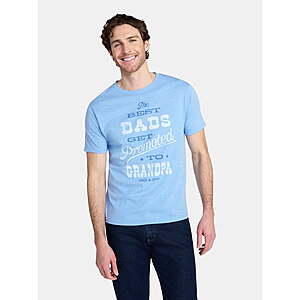Way to Celebrate Men's Graphic Tee (2 Prints) $1.59 + Free Shipping w/ Walmart+ or on $35+