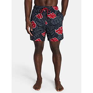 Naruto Men's Print Board Shorts (2 Prints) $4.08 + Free Shipping w/ Walmart+ or on $35+