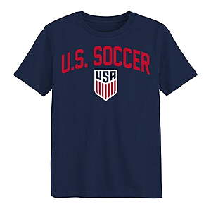 USA Men's Logo Soccer Tee (Navy) $5.66 + Free Shipping w/ Walmart+ or on $35+