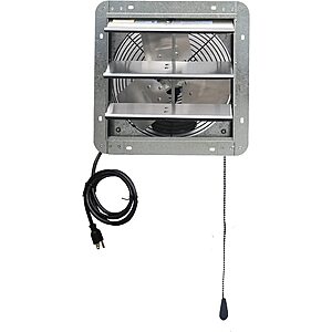 $63.83: iLIVING 12" Wall-Mounted Shutter Exhaust Fan with Thermostat, 3-Speed Ventilation Fan, 960 CFM at Amazon