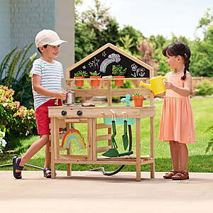 Sam's Club Members: Member's Mark Outdoor Wooden Mud Play Kitchen w/ Chalkboard & Sink $30.91 + Free S&H w/ Sam's Plus Membership