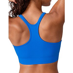 Seamless Scoop Neck Racerback Sports Bra (XS-XL, 4 Colors) - $16.19